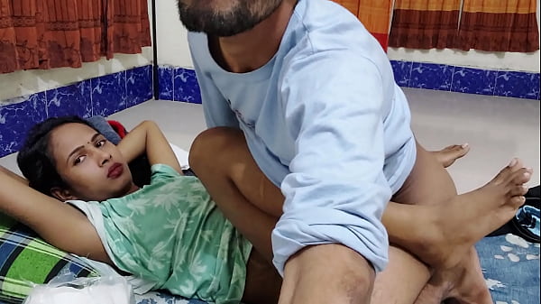 Beautiful cute sexy Slutty teen girl Interracial couple, the blonde girl has hot body and the man is fit and knows how to fuck. They have one on one passionate and hot sex.