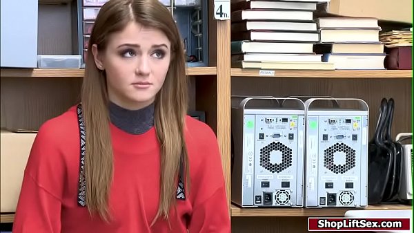 19yo babe satisfies LP officer after getting caught stealing