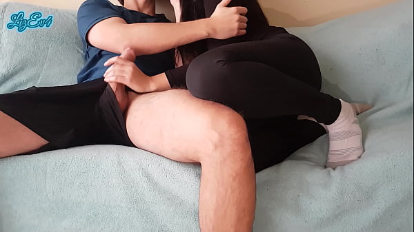 Cum inside!! Latin girlfriend after having a squirt riding my big cock 