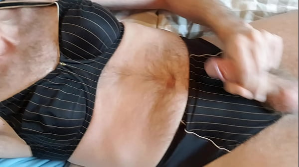 Crossdresser wearing Triumph ladies underwear and masturbates in it. 