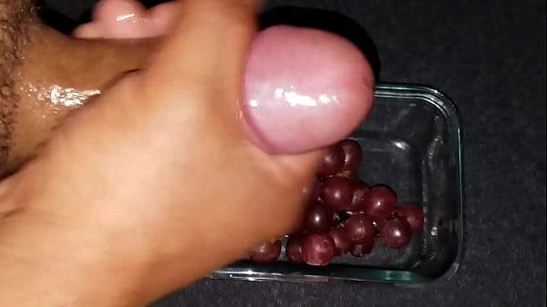 Summer time cock juice on my grapes. 