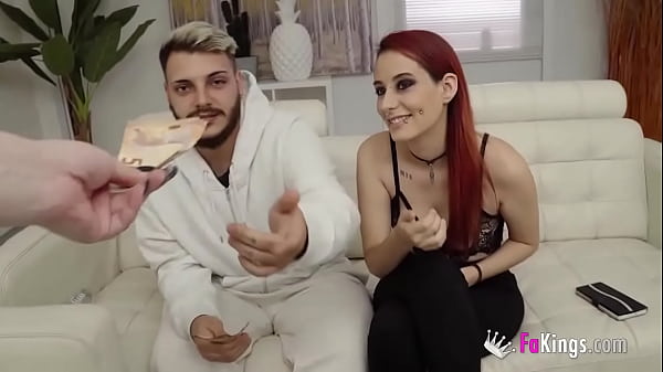 He agrees to sell his girlfriend... But he's not so happy after!  