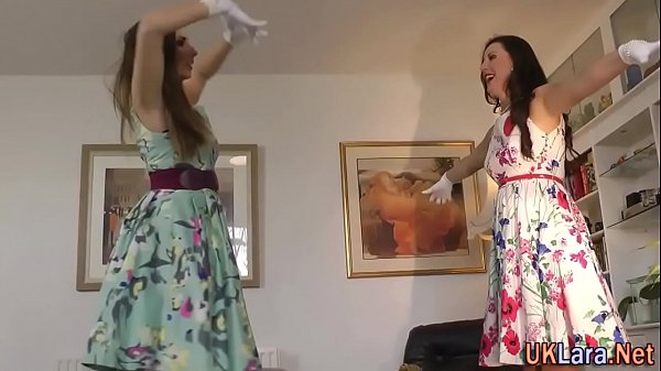 Brit stockings mature lez