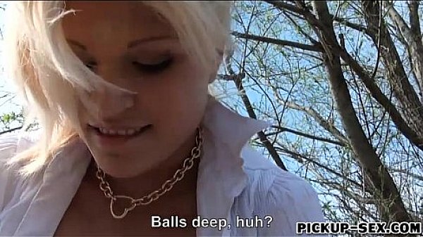 Eurobabe Kitty Rich pounded by nasty stranger in public