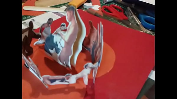 Gay pop-up Valentines card!  