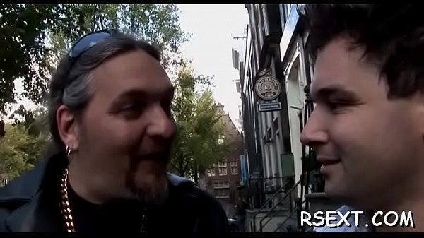 Horny old boy goes amsterdam