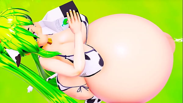 Cow Girl milk belly expansion by Imbapovi  