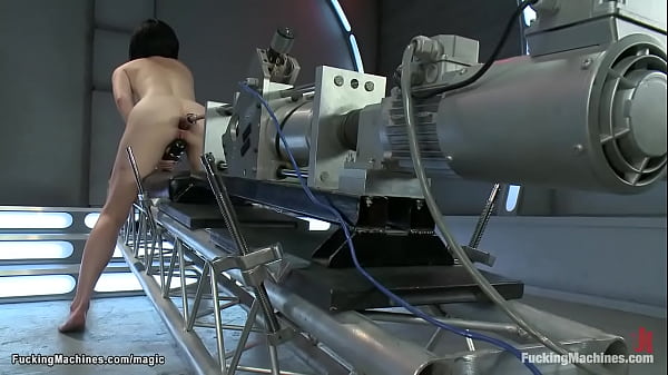 Hot little tattooed solo brunette babe Veruca James gets pussy and asshole fucked by machine bigger than her till cummed on sybian  