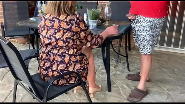 Stepmom mutual masturbation outdoor creampie