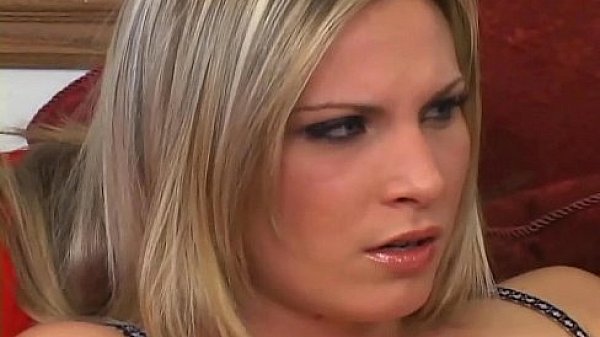 Blonde babe has sex in thigh high stockings