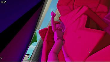 In Roblox Brookhaven, the girl does inappropriate things with mens behind the game center