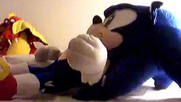 Fucking a Big Sonic Plush