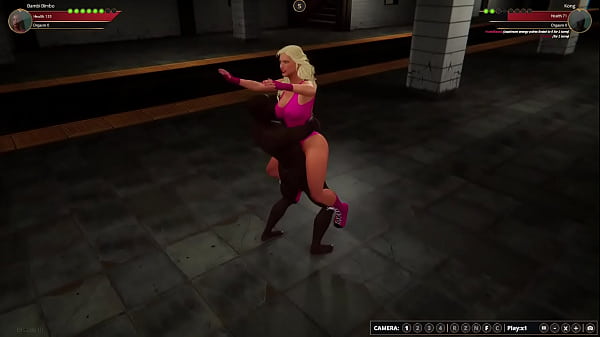 Bambi VS Kong [NF3D Mixed MMA Combat Subway]