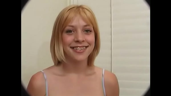 LEAH LUV Small Tits Teen Skinny Blonde Huge Cock POV Blowjob and Huge Cum Facial