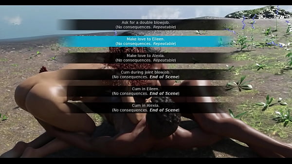 My Dorm - Mark haveing Threesome sex with Elieen and Alexia including blowjob, pussy likcing