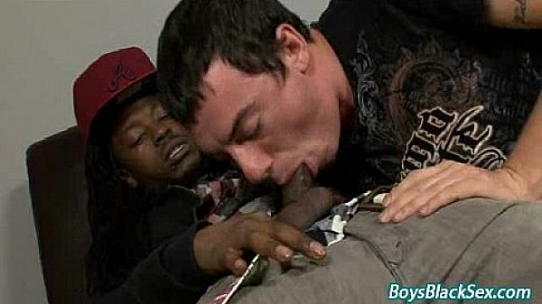 BlacksOnBoys - Nasty Gay Bareback Interracial Porn Movie 04