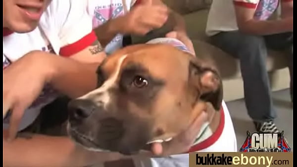 Ebony Babe Sucks Group Of White Guys 6