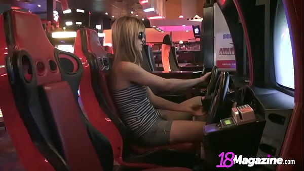 This bitch has some fun by teasing nerd guys at the game room by wearing super tight sexy dress... it seems Lilly Luck has a nice shaped body! Full Collections, full videos & 2000  models @18Mag.com