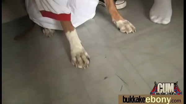 Hot ebony chick love gangbang interracial 18