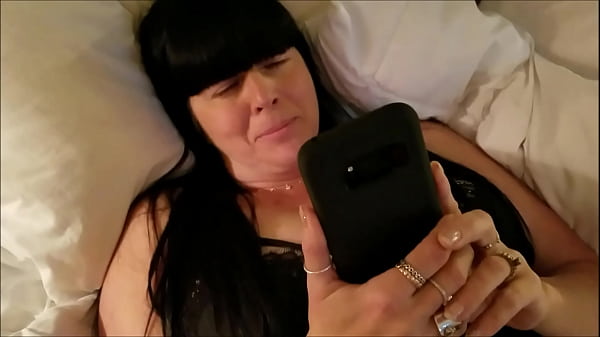 Whats App fun with random fan watching him jerk off while I play. Hubby Catches me and films.  