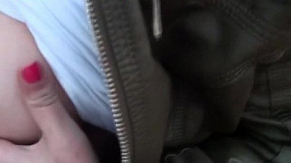 Euro Babe from the street into gangbang fuck