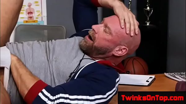 Sport Jock fucks his Coach in the Office  