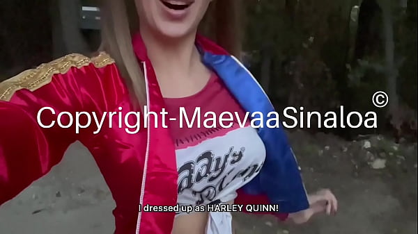 Femme bais&eacute; par 2 inconnus dans un for&ecirc;t pour Halloween elle avale leurs sperme comme une salope