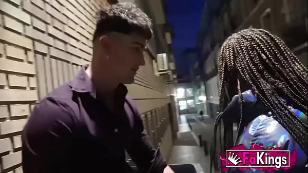 Brunette exhibitionist gets drilled by a horny dude  