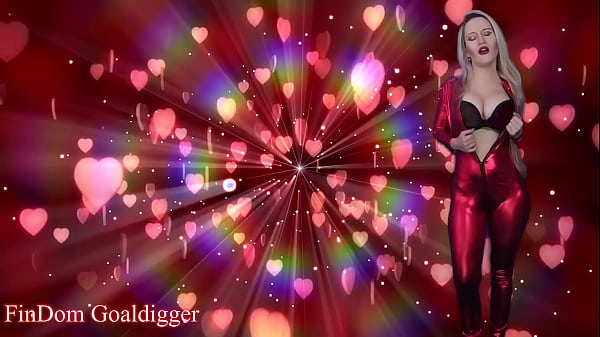 Hot Blonde Farting in red Latex catsuit