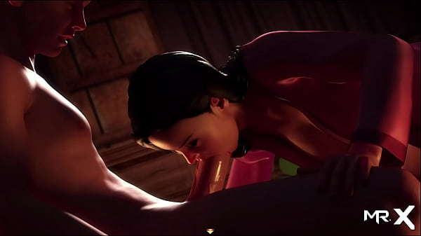 gave a throat blowjob to the end  