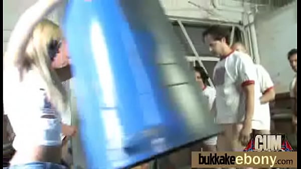 Ebony babe in group sex hardcore action 12  