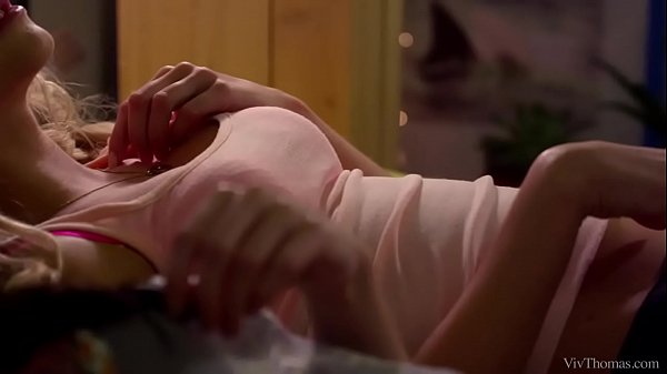 Victoria teases her girlfriend Eileen with a magic wand