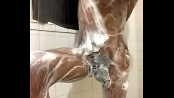 Black guy in the shower  