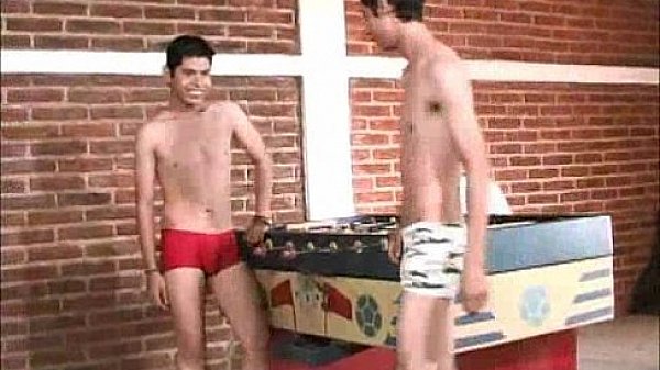 Naughty Hunks Plays Strip Fooseball  