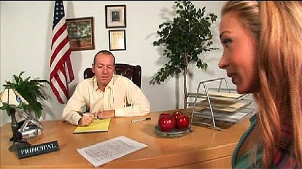 Horny teen double penetrated by her principal & classmate