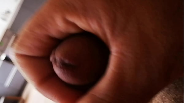 Penis teasing in kitchen  