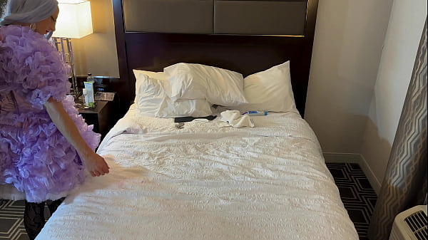 Dominatrix Makes Roommate Wear Sissy Dress