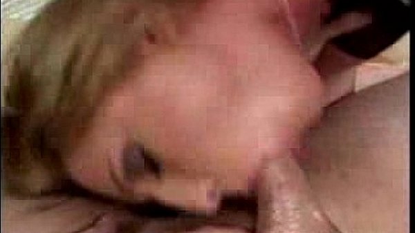 Sexy Blonde Deepthroats Two Cocks  