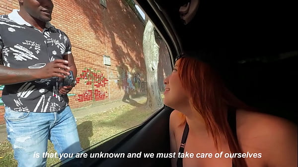 Influencer Celeste Alba offers money to stranger to fuck in car and turns out to have huge cock