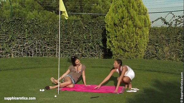 Holes In One sensual lesbian scene by SapphiX  