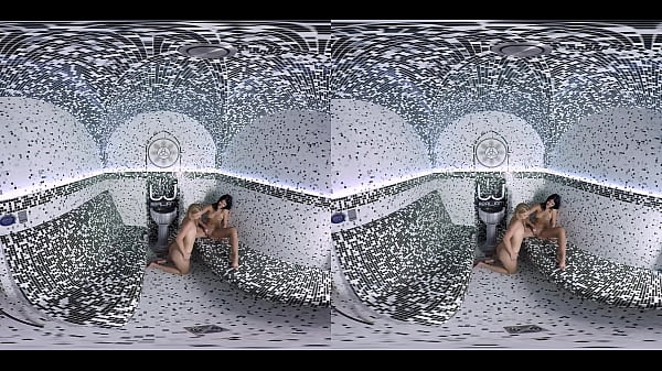 Lesbians get naughty at the sauna in virtual reality - vrporn jack.com  