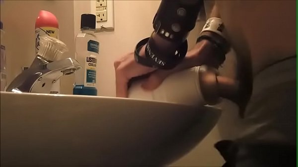 Fucking a masturbator toy