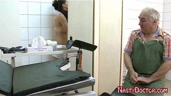 Filthy Old Russian Gynecologist fucks teen