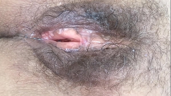 I love showing off my hairy pussy after being penetrated by a huge cock