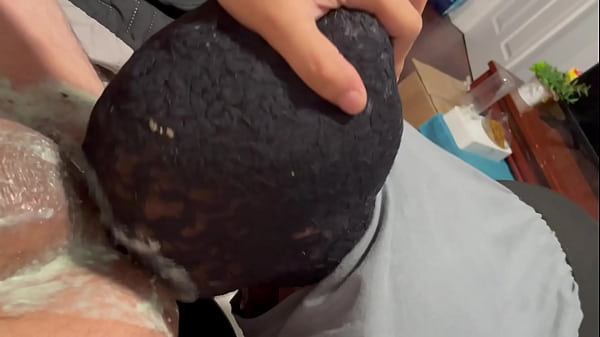 Rimming Throatfuck Black Bitch Pukes Green Ice Cream and Slurps It Up