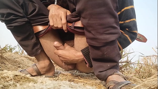 Indian boy masturbation in outdoor