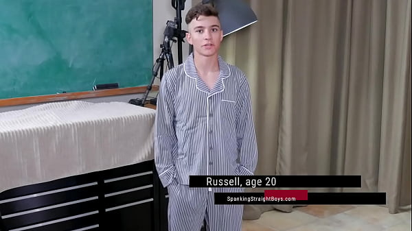 Young Man Spanked in PJs and Tighty Whities
