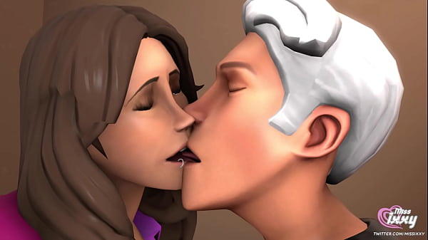 First try: kissing animation in SFM