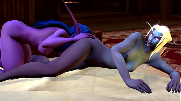 Night Elf Eats Out Enuleth (World of Warcraft Animation SFM)