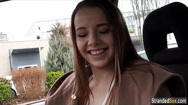 Teen Olivia agrees to fuck for free ride